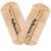 GALPADA Lot de 2 Peignes en Bambou Dense Dents Doubles Face Antipelliculaire Portable et S curitaire Soin du Cuir Chevelu pour Gar on et Filles et Usage Quotidien Style Al atoire