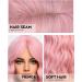 WOKESTAR Bob Curly Wig 12 Light Pink with Fringe - Short Synthetic Wavy Wig for Women - Buy Online on GoSupps.com