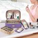 Curmio Essential Oils Organizer - Purple Essential Oil Bag for 40 Bottles (5-30 ml) - Perfect Storage Solution for Essential Oils - Buy Online on GoSupps.com