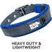 Black Rhino Comfort Collar | Super Soft Neoprene Dog Collar for All Breeds | Adjustable Reflective & Weatherproof (Large Blue/Black) - Buy Online on GoSupps.com