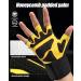 Manueklear Training Gloves for Men & Women - Strength Sports CrossFit Bodybuilding Cycling - Yellow - Buy Online on GoSupps.com