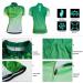 Buy Women's Breathable Fast-Drying Bicycle Jersey Set | Outdoor Short-Sleeved Cycling Shirt & 3D Gel Padded Shorts in Green Lemon - XL | International Shipping Available - Buy Online on GoSupps.com