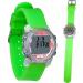 WobL Waterproof Vibrating 9 Alarms Countdown Timer Wristwatch (Green) - Compact & Reliable Reminder for Sports, Medicine, and Potty Training - Buy Online on GoSupps.com
