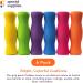 Special Supplies Long Foam Pencil Grips - Colorful Cushioned Holders for Handwriting, Drawing, Coloring - Ergonomic for Kids and Adults - Right or Left-Handed - Reusable (6 Pack) - Buy Online on GoSupps.com