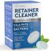 Retainer Cleaner Tablets - Denture & Mouth Guard Cleaning Tabs - Plaque Remover - 120 Tabs - Buy Online on GoSupps.com