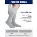 Shihanee 5 Pairs Seamless Sensitivity Socks - Over The Calf Sensory Friendly Medical Boot Sock for Adults | Comfortable Orthopedic Boot Liner - Buy Online on GoSupps.com