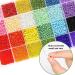 DICOBD Craft Beads Kit - 10800pcs Glass Seed Beads & 1200pcs Letter Beads for Jewelry Making - Includes Cords for Bracelets, Necklaces, and Key Chains - Buy Online on GoSupps.com
