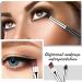 High-Precision Eyeliner & Smudge Brush Set - Angled Eyebrow & Eyeshadow Brushes for Flawless Eye Makeup | Soft Blending Tools - Buy Online on GoSupps.com