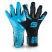 Gripmode goalkeeper gloves men aqua hybrid - football goalkeeper gloves with surface from GripTec for every weather - football gloves for children young people & adults - size 7-11 10 aqua