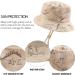 XIAOHAWANG Baby Boy Sun Hat | Dinosaur Bucket Hat for Infant Toddler | 1-2 Years, Khaki - Buy Online on GoSupps.com