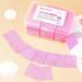 1000 PCS Pink Lint Free Nail & Lash Glue Wipes with Container - Super Absorbent Soft Non-Woven Fabric for Extensions & Nail Polish Removal - Buy Online on GoSupps.com