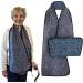 Reversible Adult Bib Scarf - Stylish & Dignified Clothing Protector | Washable & Reusable - Buy Online on GoSupps.com