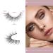 Yawamica 12MM Short Natural Cat Eye False Eyelashes - 8 Pairs | Fluffy Wispy Design with Clear Band - Buy Online on GoSupps.com