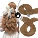 Moresoo Extensions Real Hair Tape Brown #17 Tape in Hair Extension PU Weft Real Human Hair Extensions 20 Inch 20Pcs/50g