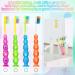 Soft Kids Toothbrushes Set - Suction Timer & Flossing Bristles for Ages 3-10 | Fun Storage Solution | Pack of 4 - Buy Online on GoSupps.com