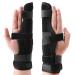 DSL SQD finger rail adjustable rail for ring fingers and small fingers finger rail metacarpal medium-hand finger fixation orthoses boxer fracture rail for broken arthritis tendinitis-M