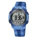 TICCI Men Women Unisex 8 Alarm Vibrating Watch Medication Aids Vibra Alert Pill Reminder Big Digits Waterproof Blue