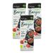 Soy -free Lotao veggie burger - 3x100g mix for vegan burger patties |Vegan meat replacement with pea protein and jackfruit |Vegan food: organic without additives delicious and quick finished 3x burger dry mix
