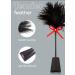 Feather Tickler Blindfold Eye Mask Set with French Tickler - Black Whip & Eye Satin Mask - Buy Online on GoSupps.com