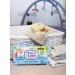 Nice 'N CLEAN Pure Baby Wipes - 60 Count Biodegradable Wet Wipes - 99% Water, Fragrance-Free - Buy Online on GoSupps.com