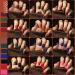 Teenitor 576pcs Matte Short Square Press on Nails with Nail Glue - 24 Colors - Buy Online on GoSupps.com