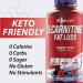iSatori L-Carnitine Liquid Fat Burner 1500mg - Mixed Berry Flavor | Stimulant-Free Metabolism Activator for Keto Weight Loss - 24 Servings - Buy Online on GoSupps.com