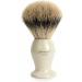 Ivory Men's Shaving Brush | Silver Tip Pure Badger Hair | Designer Box | Easy to Maintain - Buy Online on GoSupps.com