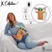K Collection Green Alien 3D Novelty Hot Water Bottle with Plush Cover - Premium Natural Rubber HWB - Buy Online on GoSupps.com