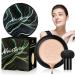 Mushroom head air cushion CC cream mushroom air cushion CC Cream Cushion Foundation Concealer Make Up for Face and Neck BB cream Cream Moisture-giving brightening uniform skin tone (green-natural)