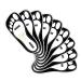 25 Pairs Disposable Black Spray Tanning Feet Pads - Sunless Airbrush Tent Foot Protection - Buy Online on GoSupps.com