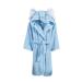 Ely Parker children bathrobe for boys boys girls terry Turkish cotton towel with hood super soft absorbent comfortable thick 7-8 years of elephant blue