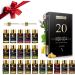 MAYJAM 20 Pcs Pure Essential Oil Gift Set - for Diffuser, Humidifiers, Skin Care, Massage - Fragrance Oil Scent for DIY Candle and Soap Making - 5ML - Perfect Gift for Friends - Buy Online on GoSupps.com