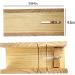 Wooden Loaf Soap Cutter Mold Set - 2 Pcs Rectangular Mold with Wood Box and 100 Shrink Wrap Bags - Buy Online on GoSupps.com