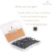 BEADNOVA 8mm Gun Black Jump Rings for Jewelry Making and Keychains (300Pcs) - Buy Online on GoSupps.com