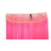 WIG ME UP - YZF-3177-TF2315 Hairpiece Halfwig (half wig) 5 Microclip Clip-In Extension wide full back of head long straight extreme bright neon colours pink 23inch - Buy Online on GoSupps.com