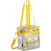 Eastsport Clear Stadium Tote - Honey Bun Yellow | Approved for Sporting Events - Buy Online on GoSupps.com