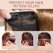 4PCS 22 Inch Curly Dark Brown Clip in Hair Extensions - Synthetic Fiber for Women - Buy Online on GoSupps.com
