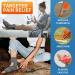 Sticro Heated Ankle Wrap for Achilles Tendonitis & Plantar Fasciitis Relief - Foot Heating Pad with Massage Ball for Sprained Ankle - Arthritis & Heel Pain Relief (Gray) - Buy Online on GoSupps.com