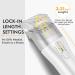 Hair Clippers Men Kibiy Beard Trimmer for Men Hair Trimmer Clippers for Men Haircut with Ceramic Blade Adjustable Limit Comb Mens Grooming Kits Type-C Charging Easy Home Haircutting Gift for Men White+black - Buy Online on GoSupps.com