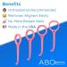 USA Made nCase Aligner-B-Out v2 | Ortho Approved Invisalign & Aligner Remover Tool | Pink 4 Pack - Buy Online on GoSupps.com