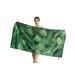 CHARS Microfiber Quick Drying Beach Towel with a Carrying Bag Super Absorbent & Sand Free Towel for Kids Teens Adults Travel Gym Camping Pool Yoga Outdoor and Picnic Green Leaf large (30 x 60 inches)