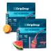 DripDrop Hydration - Electrolyte Powder Packets - Watermelon & Orange Bundle - 64 Count