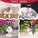 Tony Hoby Dog Libra Suit - Light Cotton 4-Leg Hedge Suit for Small to Medium Dogs | Floral & Rabbit Design (Pink Large) - Buy Online on GoSupps.com