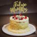Arthsdite 1Pc Future Mr and Mrs Cake Topper Bridal Shower Cake Pick Decorations- for Wedding Engagement Theme Party Decoration Bachelor Party Decorations Supplies - Gold Glitter - Buy Online on GoSupps.com