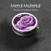 Buy Purple Butterfly Round Pill Box | 3 Compartment Mini Travel Organizer for Vitamins & Medications - Buy Online on GoSupps.com