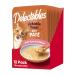 Hartz Delectables Soft Pate Lickable Wet Cat Treats, 12 Pack Multiple Flavors Tuna & Chicken