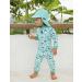weVSwe Baby Toddler Boy Swimsuit UPF 50+ Sun Protection Rash Guard with Crotch Zipper | 0-3 Years | Surfboard Design - Buy Online on GoSupps.com