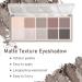 10-Color Matte Eyeshadow Palette - High Pigmented & Long Lasting Nude Shades | Ultra-Blendable Natural-Looking Eye Shadow | Includes 2 Brushes (04 Cement Color) - Buy Online on GoSupps.com