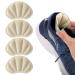 Wllhyf 2 pairs of heel cushion inserts reusable self-adhesive heel handles soft comfortable heel cushion for too large shoes women and men improves the fit of the shoe (skin color)