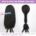 WIGNEE 26 Inch Kinky Straight Headband Wig for Women - Yaki Straight Afro Wig with Black Headband - 1B 26 Inch - Pack of 1 - Buy Online on GoSupps.com